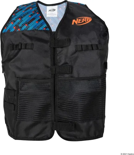 Miniatura 3 de Nerf Elite Deluxe Tactical Gear Pack – Chaleco táctico con funda de cadera, mochila de cincha y 5 objetivos – Explosión en batalla