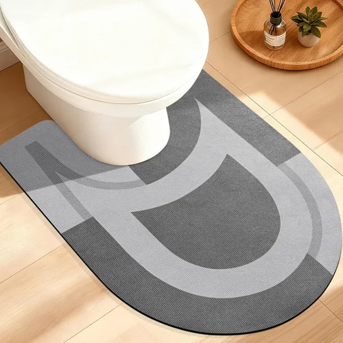 Miniatura 77 de ACCUMTEK Alfombrilla de Baño Ultra Delgada, Alfombrillas de Baño Antideslizantes con Respaldo Mejorado para Colocar Bajo la Puerta, Alfombras