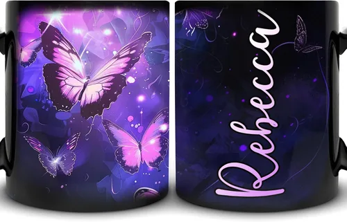 Miniatura 14 de Hyturtle Taza Personalizada de Mariposa - Regalos Inspiradores para Niñas, Mujeres y Amigas - Regalos de Cumpleaños para Amantes de las Mariposas