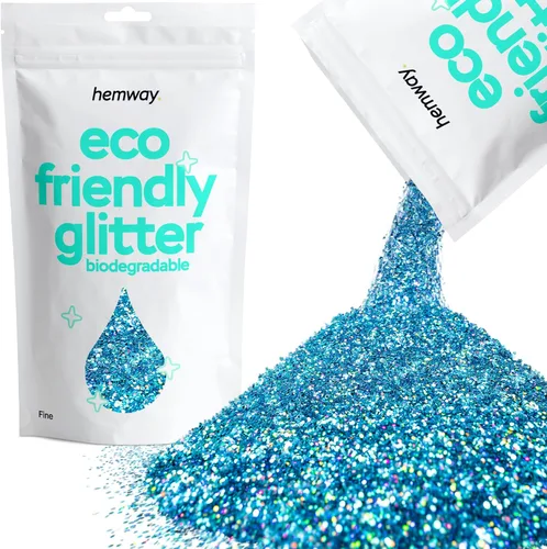 Miniatura 8 de Purpurina biodegradable, holográfica plateada, 3.5 onzas, respetuosa con el medio ambiente, extra gruesa, bioecológica, vegana para festivales