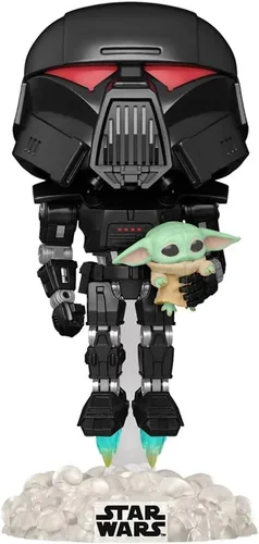 Miniatura 3 de Vinilo Pop - Star Wars - Dark Trooper con Grogu 488