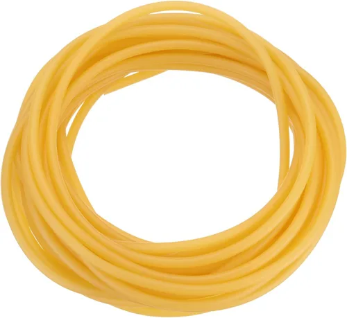 Miniatura 13 de Tubo de goma de látex natural de 1/4 de pulgada de diámetro interior x 3/8 pulgadas de diámetro exterior, manguera de goma de 26 pies altamente Rojo