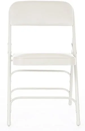 Miniatura 3 de Silla plegable tapizada de vinilo serie XL (paquete de 4) – Asiento y respaldo acolchados resistentes de 1.25 pulgadas de grosor, triple apoyo