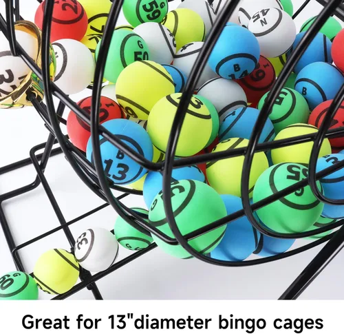 Miniatura 3 de GSE Games & Sports Expert Bingo Balls - Ping Pong Size Balls for Large Bingo Cage, Bingo Calling Balls for Parties, Prize Raffles, Family Game Nights