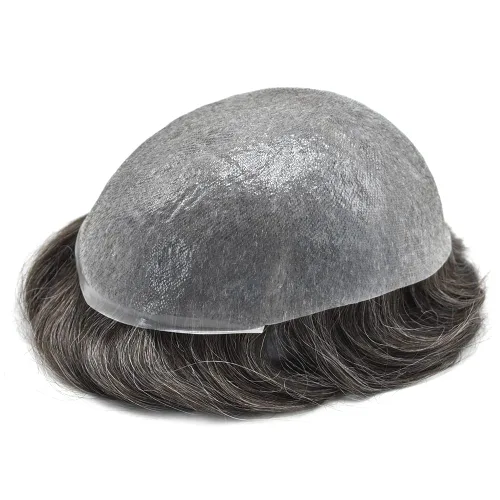 Miniatura 32 de Toupee for Men Human Hair Pieces Ultra Thin Skin Mens Toupee Hair Replacement System Mens Hair Units for Men