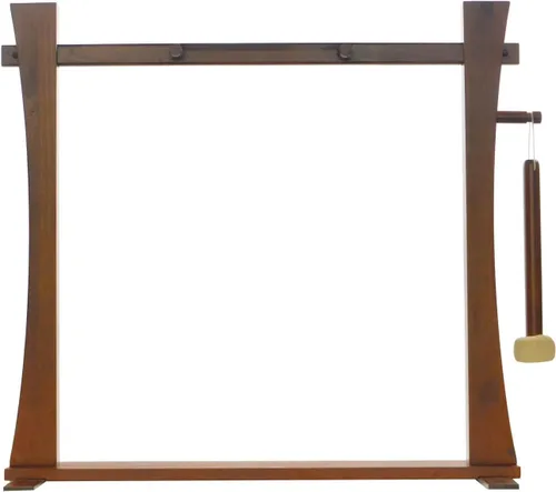 Spirit Guide Gong - Soportes para gongs de 8 a 28 pulgadas (cuatro tamaños), incluye soporte y mazo/duradero y elegante