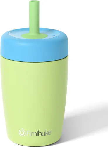 Miniatura 9 de Fimibuke Vasos para niños y niños pequeños, a prueba de derrames, 12 onzas, con aislamiento Capybara, vaso de paja para niños pequeños, botella