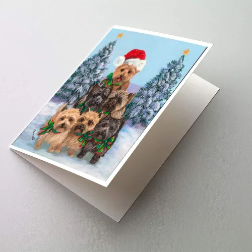 Miniatura 262 de Caroline's Treasures PPP3013GCA7P - Tarjetas de felicitación y sobres para mascotas de Basset Hound Teacher, paquete de 8 tarjetas en blanco