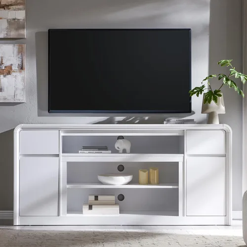 Miniatura 6 de Moderno soporte de TV con chimenea LED eléctrica de 36 pulgadas para televisores de 80 pulgadas, centro de entretenimiento de 32 pulgadas de alto