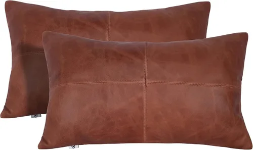 Miniatura 25 de Funda de almohada rectangular de piel de cordero – Funda de cojín para sofá – Fundas decorativas para sala de estar y dormitorio, caja negra