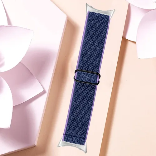 Miniatura 6 de FitTurn Compatible con Google Pixel Watch 3 de 1.614 pulgadas/Pixel Watch 2/Pixel Watch Correa elástica ajustable de tela de nailon de repuesto