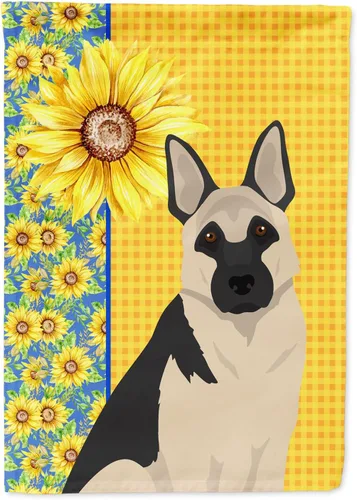 Miniatura 34 de Caroline's Treasures WDK5331CHF - Bandera de verano con diseño de girasoles rojos y blancos, manga grande, para porche, para colgar en la pared