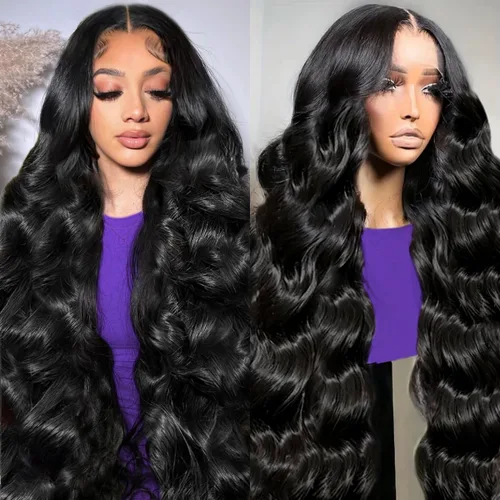 Miniatura 27 de Pelucas Body Wave de Encaje Frontal de Cabello Humano 13x6 HD Pelucas de Encaje Frontal de Cabello Humano Densidad 200 Pelucas Vírgenes Brasileñas