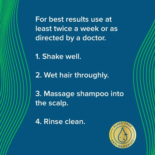 Miniatura 5 de True+Real Champú hidratante para la caspa con aloe y sulfuro de selenio 1%, 11fl oz