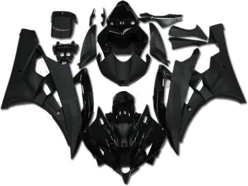 Miniatura 16 de Nardo gris carenado apto para Yamaha 2006 2007 YZF R6 inyección ABS plásticos carrocería kit cuerpo cuerpo cuerpo trabajo 06 07 YZF-R6