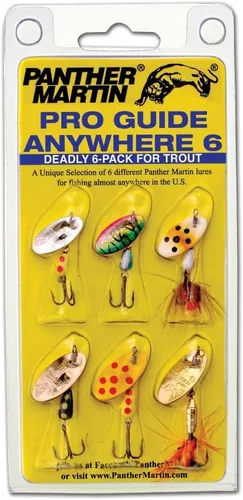 Miniatura 2 de Panther Martin Fishing Lures 6-Pack All Time Greatest Fish Catcher World Famous Spinning Lures in Value Kit Spinners for Trout, Salmon, Panfish