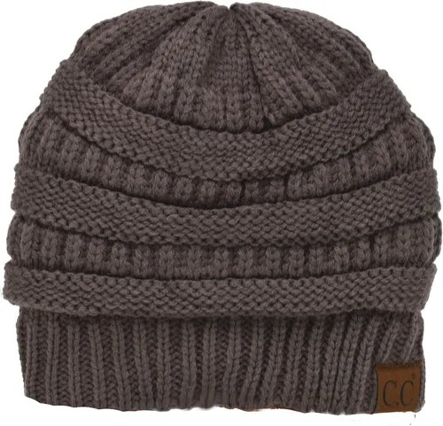 Miniatura 400 de C.C Trendy Warm Chunky Soft Stretch Cable Knit Beanie