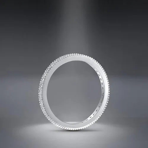 Miniatura 7 de OLIVIASO Anillos de plata de ley 925 para mujer, anillos de boda apilables para mujer, anillos de eternidad para mujer, anillos de promesa