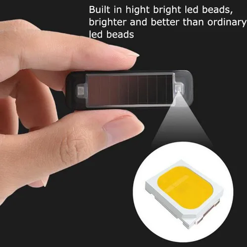 Miniatura 6 de Aolyty Luces de advertencia solares, luz LED intermitente IP65 impermeable luces de seguridad solar para conducción nocturna Barricada seguridad