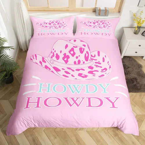 Miniatura 28 de Juego de funda de edredón para niños, tamaño individual, diseño de cebra y leopardo con purpurina, decoración de habitación para niñas y mujeres