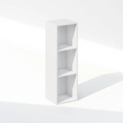 Miniatura 4 de Furinno Reed - Organizadores de armario de 3 niveles y almacenamiento, organizador de armario, estante abierto, para armario, dormitorio, sala