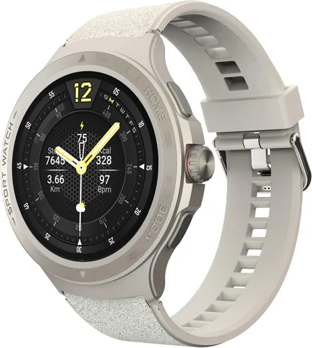 Reloj inteligente militar con monitor de frecuencia cardíaca, brújula, linterna, GPS, reloj inteligente de 1.43 pulgadas con más de 170 modos