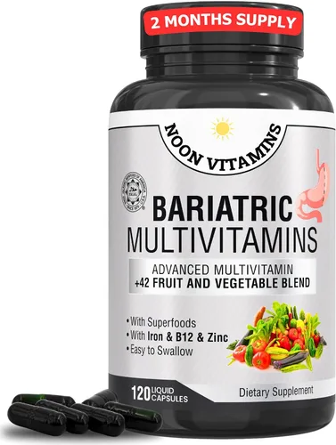 Miniatura 8 de Multivitamínico bariátrico con hierro para mujeres y hombres, mezcla todo en uno de 42 superalimentos para energía y apoyo inmunológico