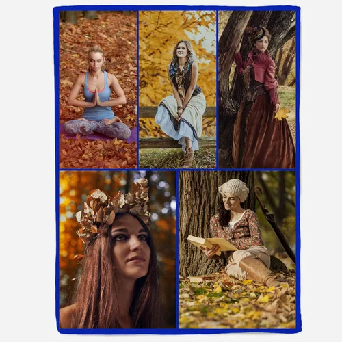Miniatura 16 de Manta personalizada con collages de fotos, mantas personalizadas para familiares, amigos, perros o mascotas, utilizada como recuerdo y regalo, 1 1