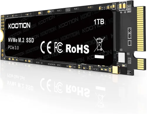 Miniatura 10 de KOOTION SSD NVMe M.2 PCIe 2280 de 256GB Unidad de estado sólido interna Gen3x4 Disco duro de hasta 3000MB/s Compatible con laptop y PC