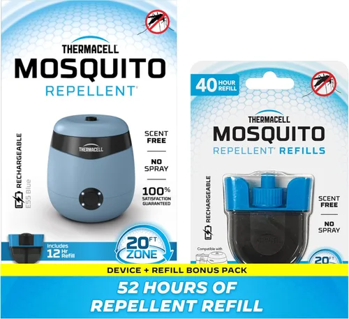 Miniatura 10 de Thermacell E-Series Rechargeable Mosquito Repeller with 20’ Mosquito Protection Zone; Bug Spray Alternative; Scent Free