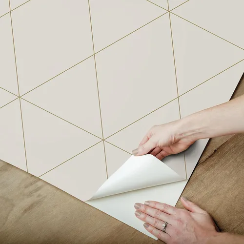 Miniatura 7 de Scott Living Papel pintado autoadhesivo de doble toma, color gris