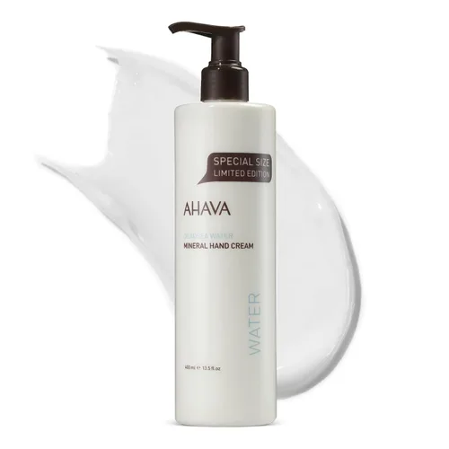 Miniatura 8 de AHAVA Crema de Manos Mineral de Agua del Mar Muerto - Hidratante de Manos para Manos Secas Agrietadas, Absorción Ligera y Rápida, Enriquecida