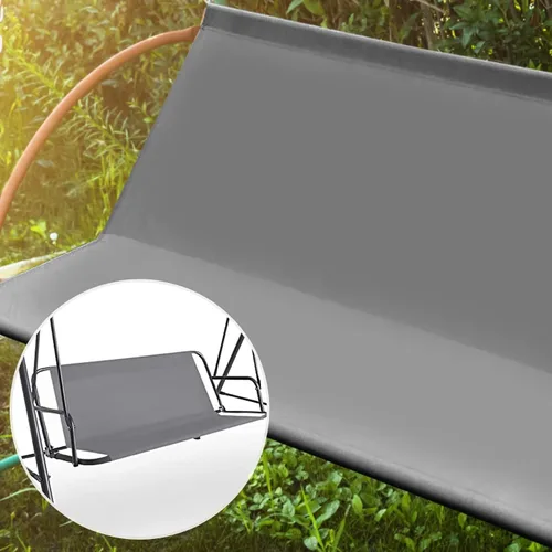 Miniatura 7 de Funda de repuesto para asiento de columpio, funda de asiento de columpio de jardín, impermeable, 45 x 19 x 19 pulgadas, apta para sillas de columpio