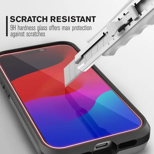 Miniatura 8 de VENA Protector de pantalla de vidrio templado ultra transparente HD compatible con Apple iPhone 15 Pro Max (6.7 pulgadas) – 3 paquetes