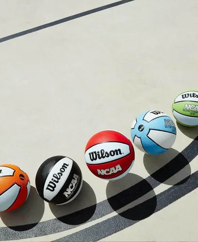 Miniatura 4 de Wilson NCAA Killer Crossover – Balón de baloncesto para exteriores - 29.5 pulgadas, 28.5 pulgadas, 27.5 pulgadas Rojo/Blanco