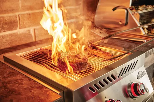 Miniatura 8 de Napoleon Componente integrado - BIB18IRPSS - Quemador infrarrojo doble gotero, parrilla de barbacoa, acero inoxidable, gas propano, quemador