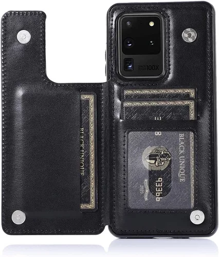 Miniatura 5 de Funda de teléfono para Samsung Galaxy S20 Plus Glaxay S20+ 5G con protector de pantalla de vidrio templado y tarjetero, funda de piel con tapa