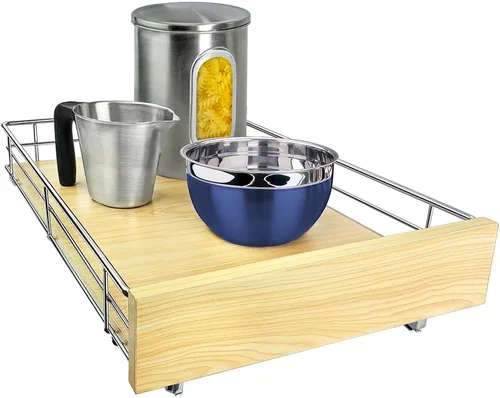 Miniatura 7 de LYNK PROFESSIONAL® SELECT™ Organizador de gabinete extraíble - 14" x 21" - Cajón deslizante para gabinetes de cocina - Estantes deslizantes