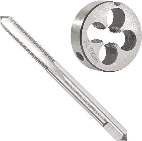 Miniatura 7 de M3.5 x 0.6 sistema métrico de grifo y troquelado, M3.5 X 0.024 in HSS Macho de rosca de máquina y M3.5 X 0.024 in herramienta de aleación de acero
