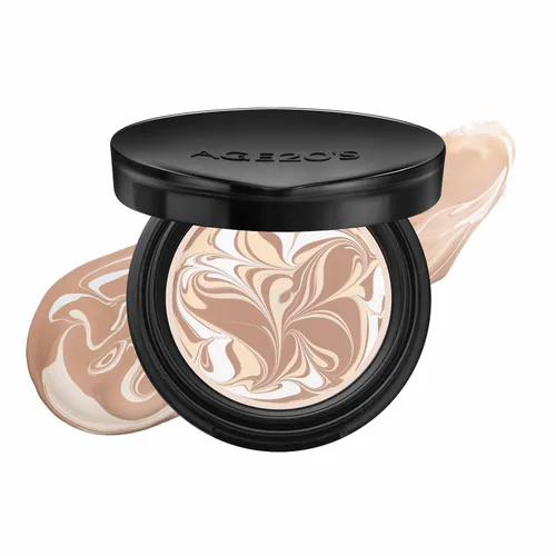 Miniatura 53 de [Tamaño mini] AGE20'S Signature Essence Pact 13C Base de cojín coreana vegana Paquete de 1 Base crema, acabado húmedo y brillante, cobertura