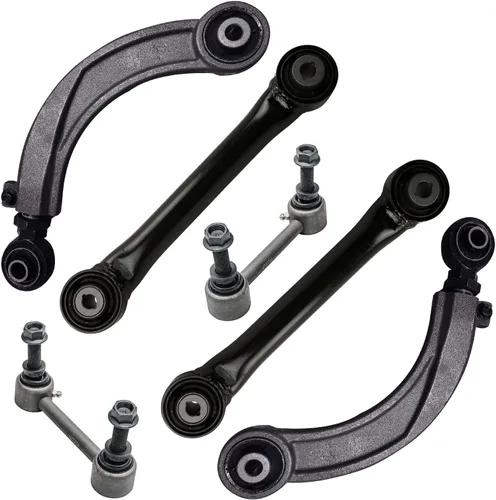 Miniatura 38 de Detroit Axle - Kit de extremo delantero para Chrysler 300 Dodge Charge Challenger 2011-2023, 2 brazos de control inferiores traseros 2 rótulas