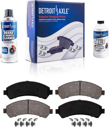 Miniatura 66 de Detroit Axle - Pastillas de Freno para Nissan Altima Sentra 350Z Juke INFINITI G35, Pastillas de Freno Cerámica Delanteras y Traseras Reemplazo