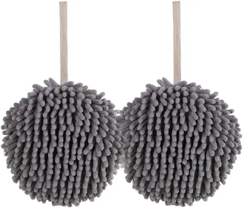 MAYITBE Toalla de mano de felpilla suave y absorbente, toalla decorativa para colgar, toalla de mano gruesa para el hogar, cocina y baño (color