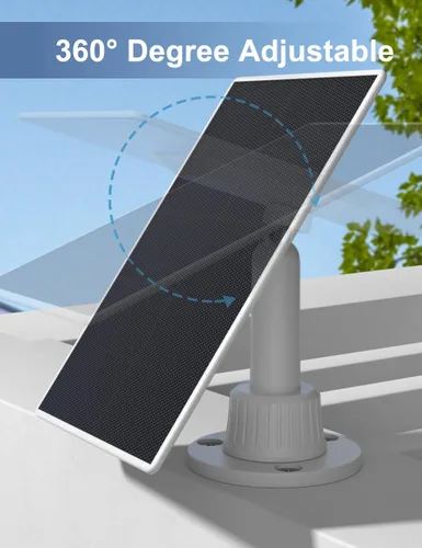 Miniatura 5 de Newding Cargador de panel solar de 6 V compatible con Arlo Go 2/Pro 3/5S 2K/Pro 4/Ultra 2/Ultra Spotlight, reemplazo para paneles solares VMA5600