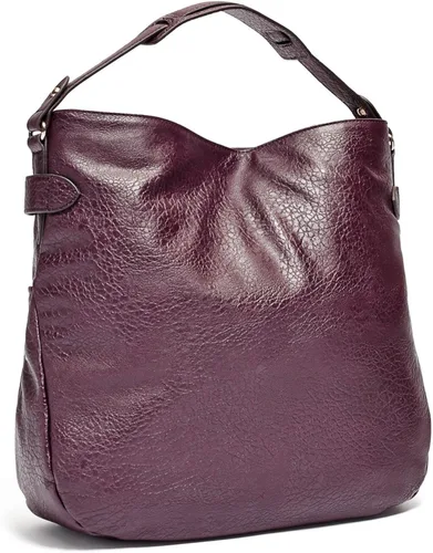 Miniatura 2 de GUESS Molly borla grande Hobo bolsa de viaje para mujer, Dark Plum, L