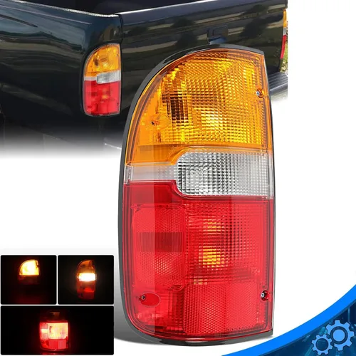 Miniatura 8 de ECOTRIC Luz trasera compatible con la lámpara de camión Toyota Tacoma 1995-2000, luz trasera de freno de señal trasera del lado izquierdo