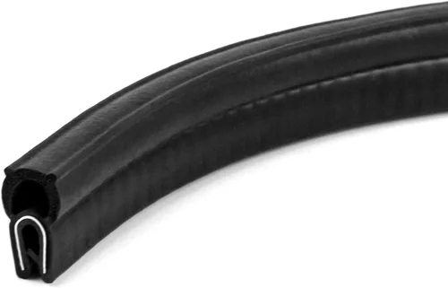 QWORK Sello de goma EPDM de 20 pies con bombilla superior, se adapta al borde de 1/16 a 1/8 pulgadas