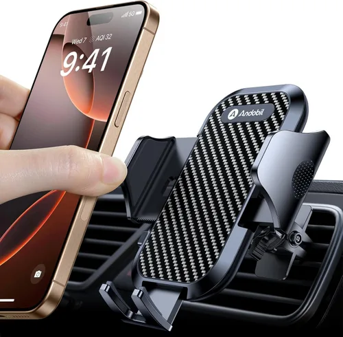 andobil 2026 Soporte para teléfono de coche mejorado, soportes para teléfono de grado militar para la rejilla de ventilación de su coche, clip de
