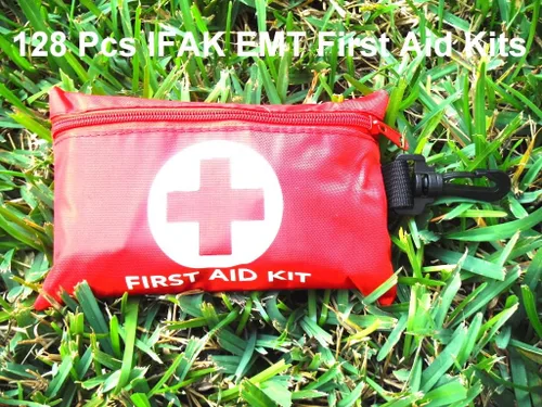 Miniatura 3 de Galaxylense 128 kits de primeros auxilios pequeños para supervivencia, emergencia, trauma, militar, táctico, escuela médica, oficina, hogar, caza