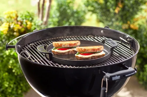Miniatura 13 de Weber Plancha Parrilla del Sistema Gourmet BBQ, Negro